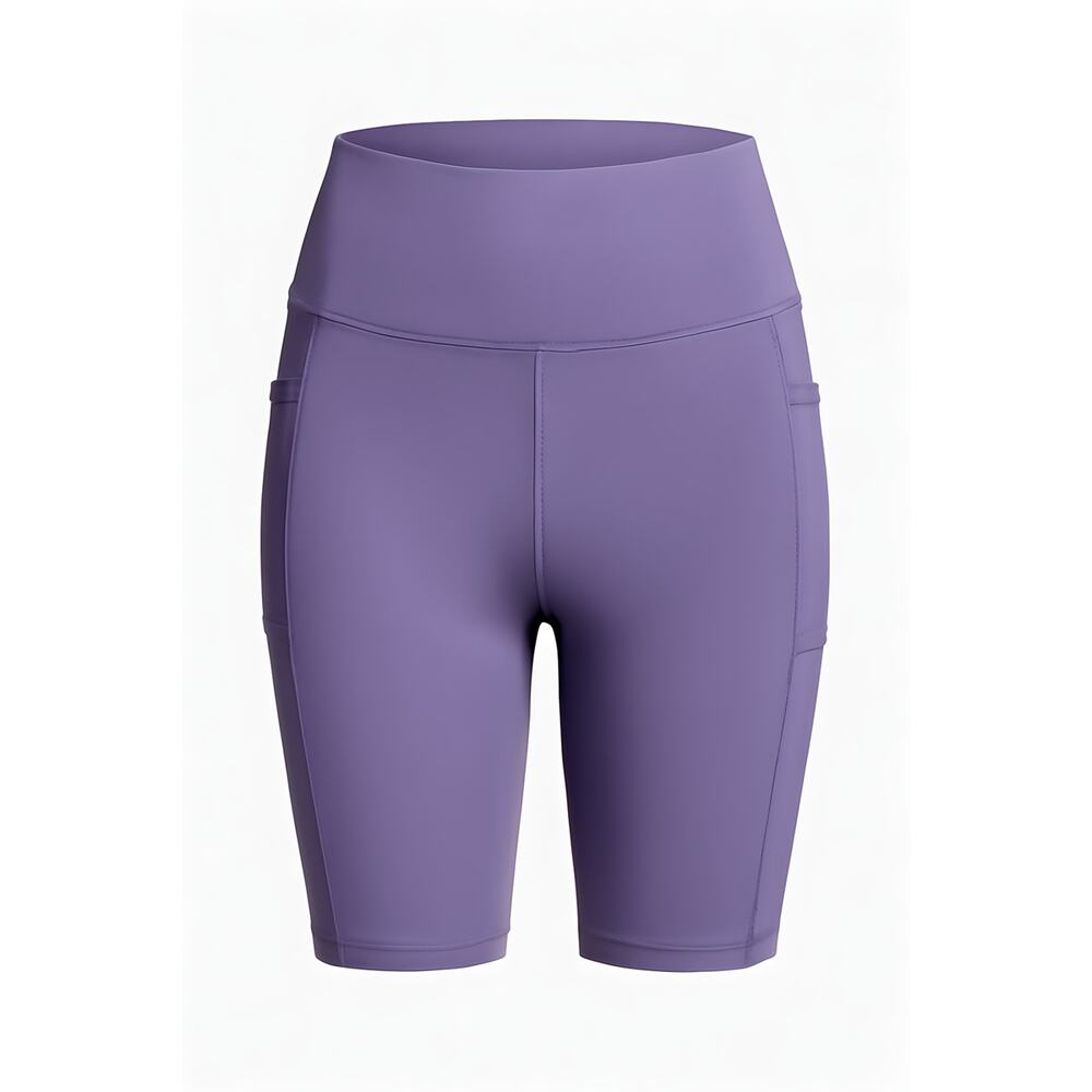 FIGS Women's Biker Shorts W22KW2006 NWT (DLV) Dark Lavender XS
